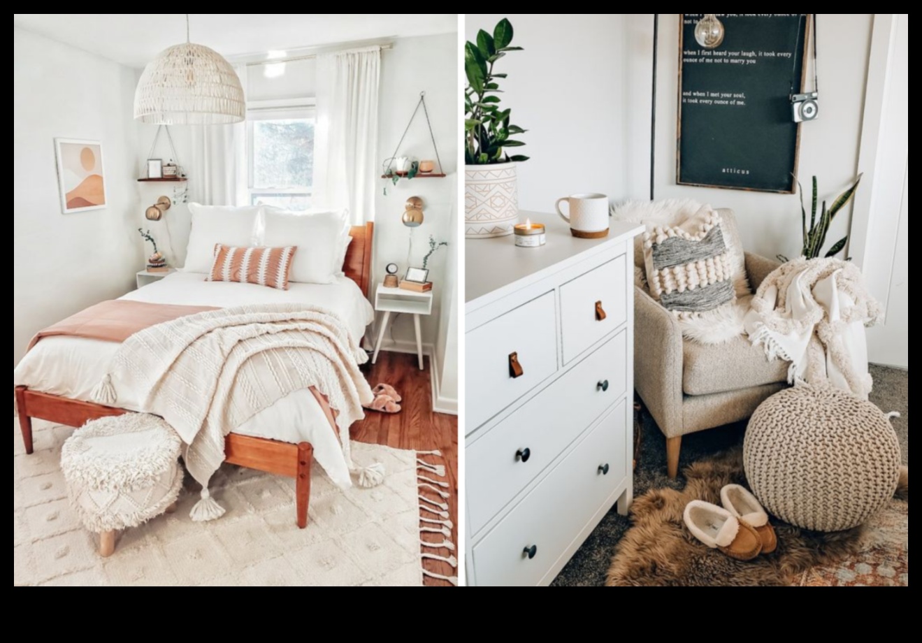 Care sunt câteva idei de decor pentru dormitoare scandinave cu inspirații Hygge?